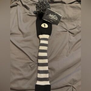 Maxfli Black and White Golf Club Headcover